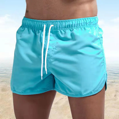 Men's Swim Shorts Swim Trunks Quick Dry Board Shorts Bathing Suit Breathable Drawstring With Pockets for Surfing Beach Summer
