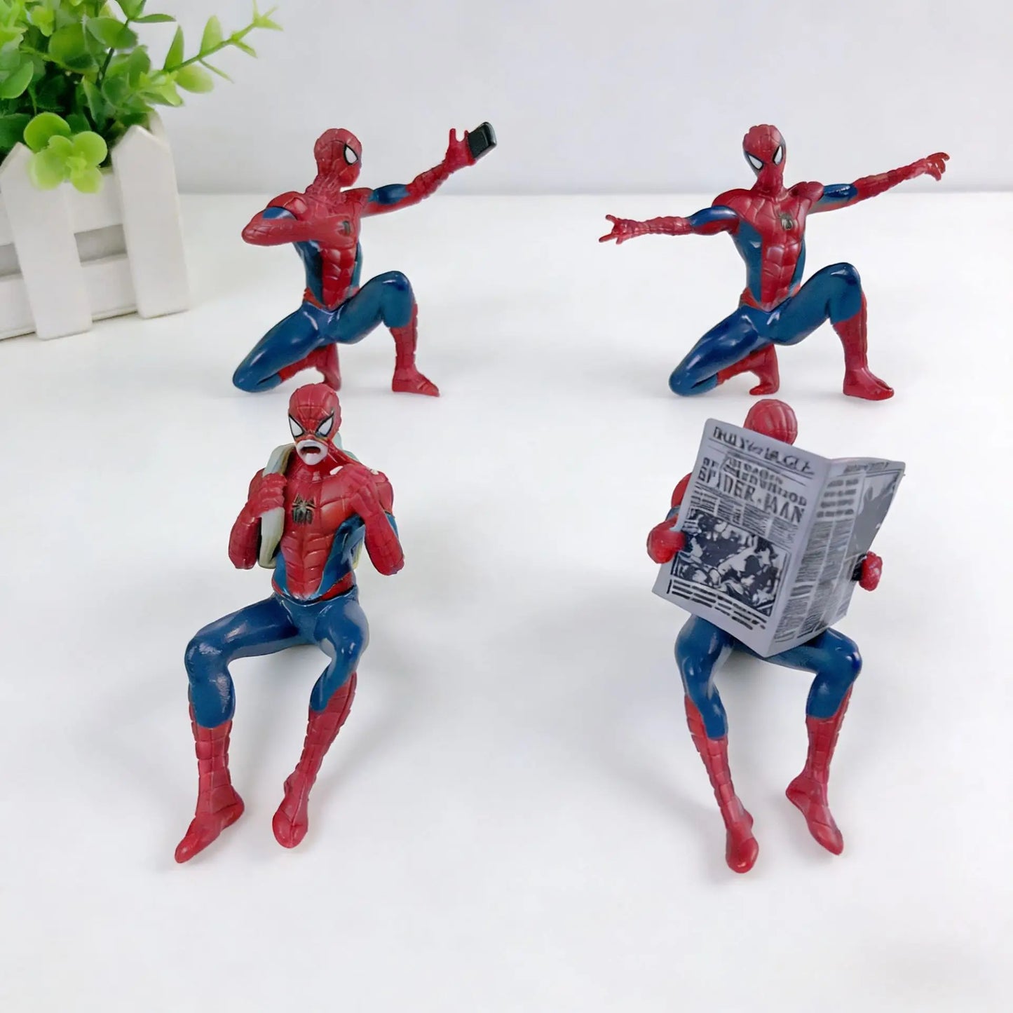 u HOT Hasbro Marvel Spider Man Superhero Spiderman 7-9cm Action Figure Spider-Man Anime Collection Mini Toys Model Children Gift