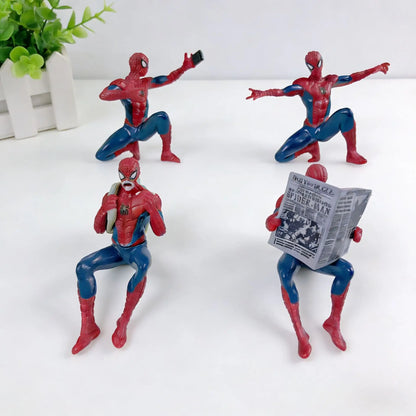 u HOT Hasbro Marvel Spider Man Superhero Spiderman 7-9cm Action Figure Spider-Man Anime Collection Mini Toys Model Children Gift