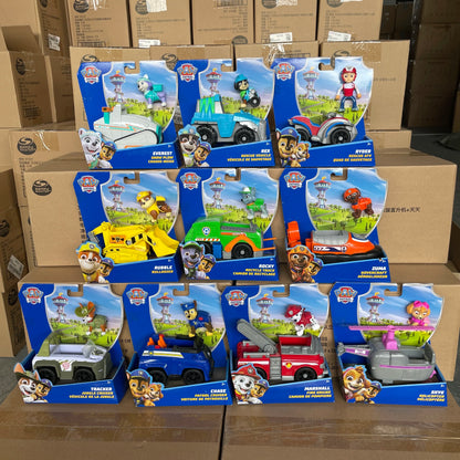 Original Paw Patrol 10kinds Figures Ryder Tracker Everest Chase Rex Skye Rocky Marshall Zuma Action Figure Birthday Gift Toy