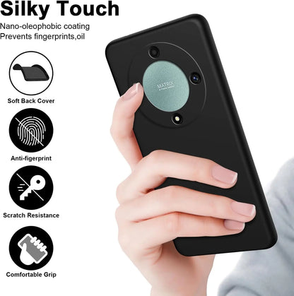 Flexible Liquid Silicone TPU Case For Honor Magic 8 Lite Magic8 Pro X9d 5G Protective Cover Back Shell Fundas Coque Capa