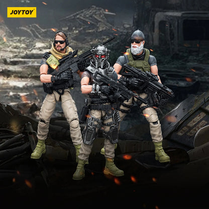 JOYTOY 1/18 3.75 Action Figures Military Armed Force Series Anime Model Gift