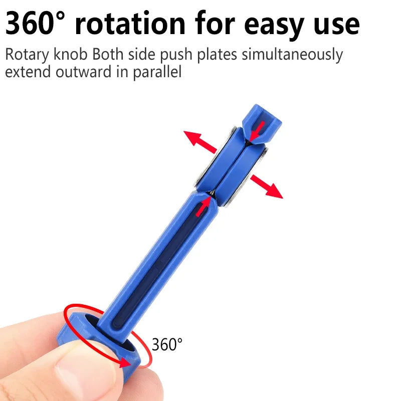 Portable Bicycle Brake Pad Spreader Tool 360° Rotatable Bike Oil Disc Piston Reset Hydraulic Brake Caliper Piston Extension