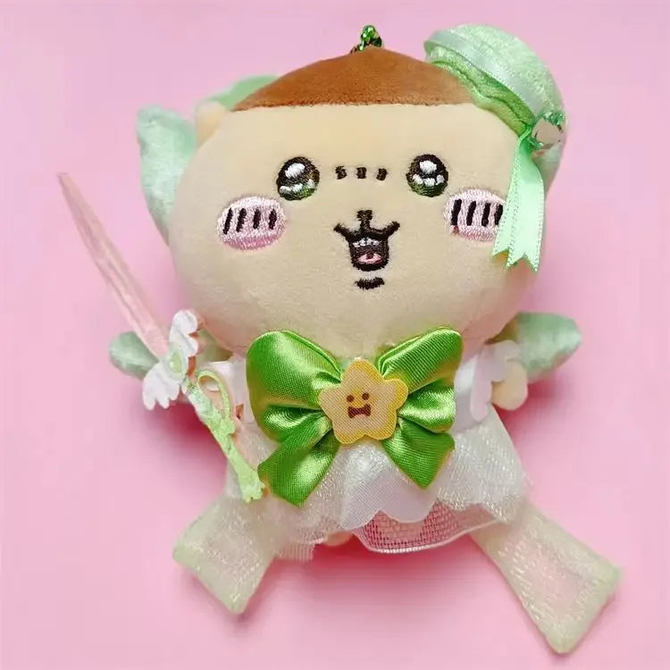 Japanese New Chiikawa Super Magical Girl Plush Doll Self-deprecating Bear Series Hachiware Usagi Momoka Plush Toy Girl Gift