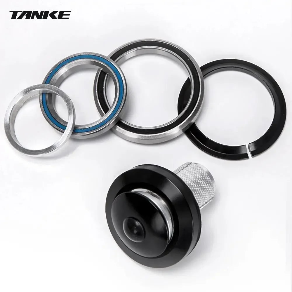 TANKE-MTB Bowl Group, Mountain Bike Aluminum Alloy Headset,Tapered Straight Fork Bearing,44-44mm/52/55/56mm,11/8 ",11/2",28.6mm