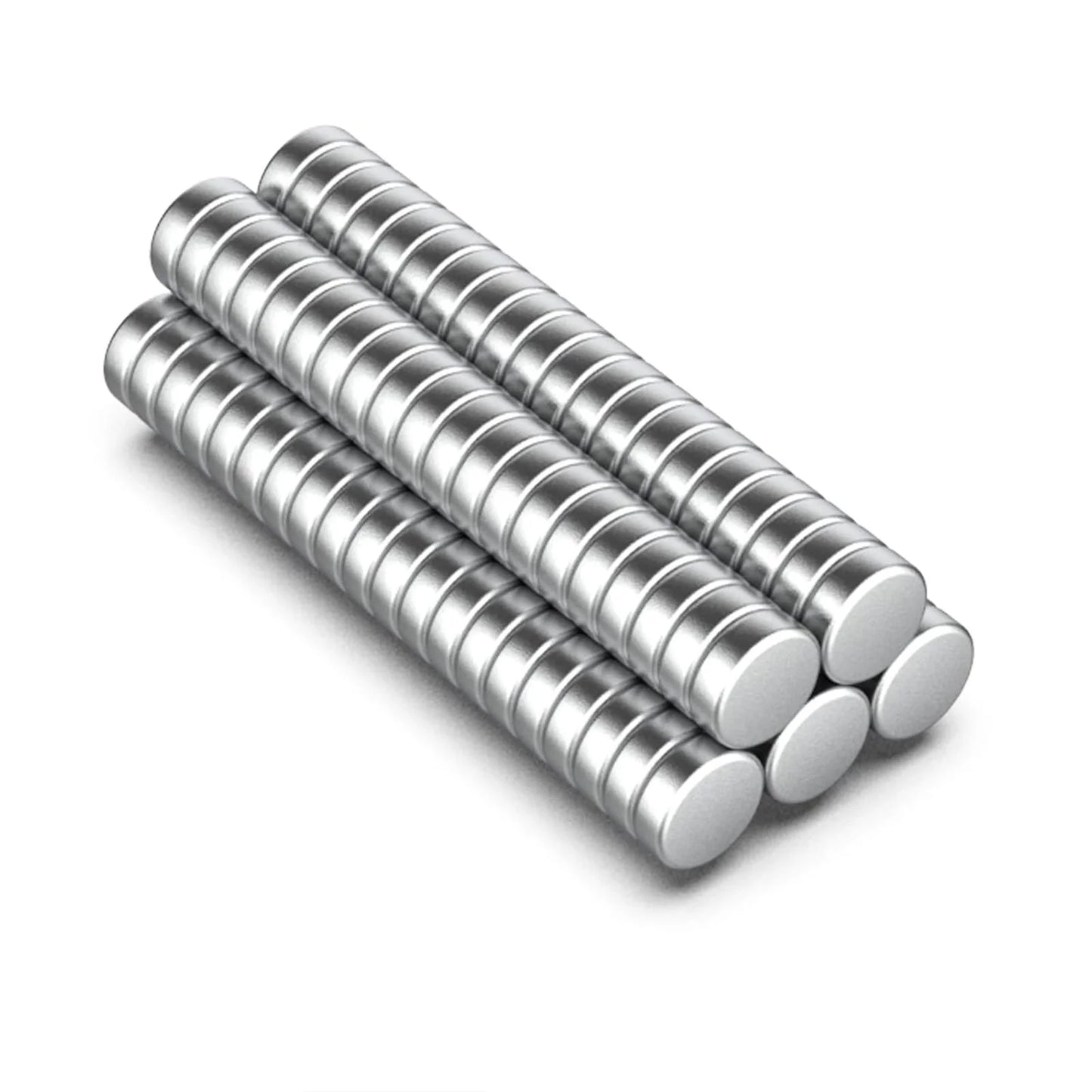 50/100/200 Piece Super Powerful Magnets Strong Disc Magnets for Fridge, DIY, Building, Scientific, Craft, Education