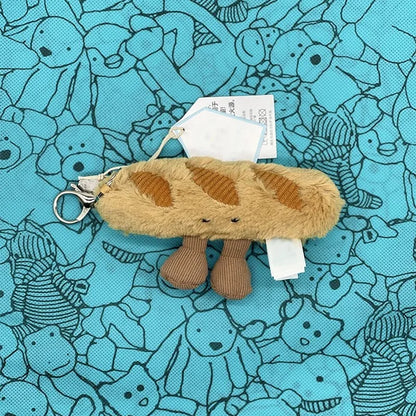 Hot tea bag Jc Cute Plush Toy label cute girl bag charm plush toy keychain Kawaii plush toy Limited New Gift bag