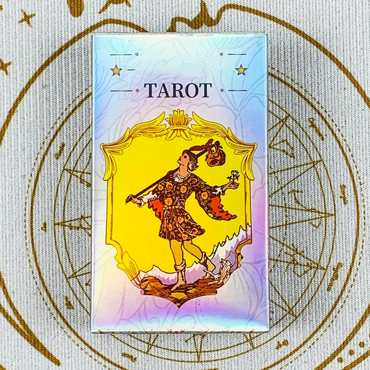 Tarot Oracle 78pcs Colorful Cards Family Entertainment Board Game Fate Divination Card Game,Christmas and New Year Gifts