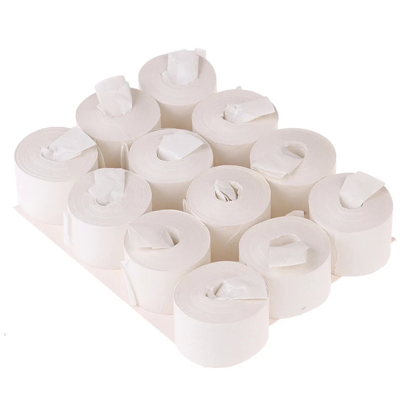 12Pcs/Pack Mouth Coil Paper (White) 19 Meters Top-Quality Vomit Paper Magic Tricks Close Up Street Magician Magia Accessories