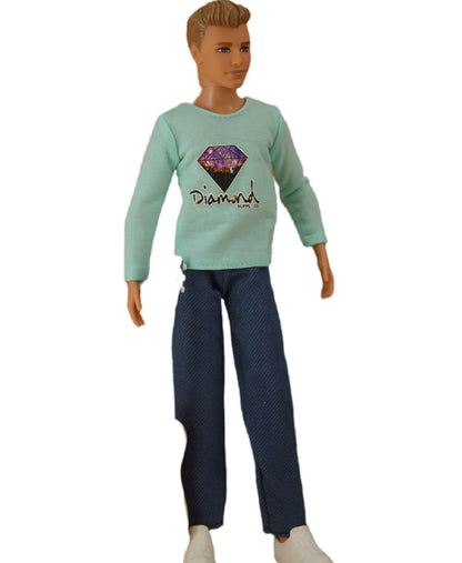 Quality 1/6 Doll Clothing Casual Wear Handmade Clothes Outfit For 29CM Ken Prince Doll Accessories DIY Doll Suits Coat Decors