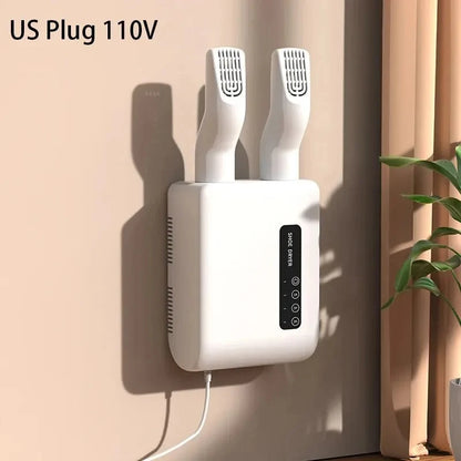 220V Electric Shoe Dryer, Portable Shoe & Boot Drying Machine with Sterilization Deodorization, Heated Foot Protector for Gloves