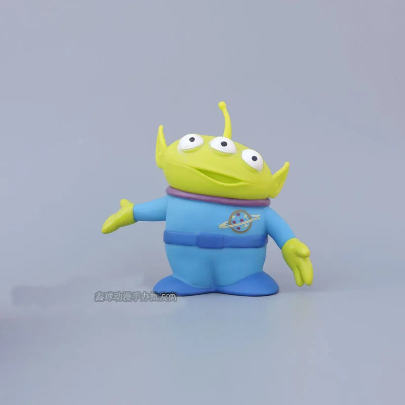 2026 New 15cm Toy Story Woody Buzzlightyear Green Aliens Doll Figure Anime Decoration Collection Toy Model For Children Gifts
