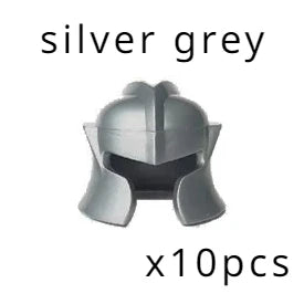 Viking Pirate Age Bullhorn Hat Medieval Knight Roman Warrior Soldier Helmet Action Figures Building Blocks Toys For Children