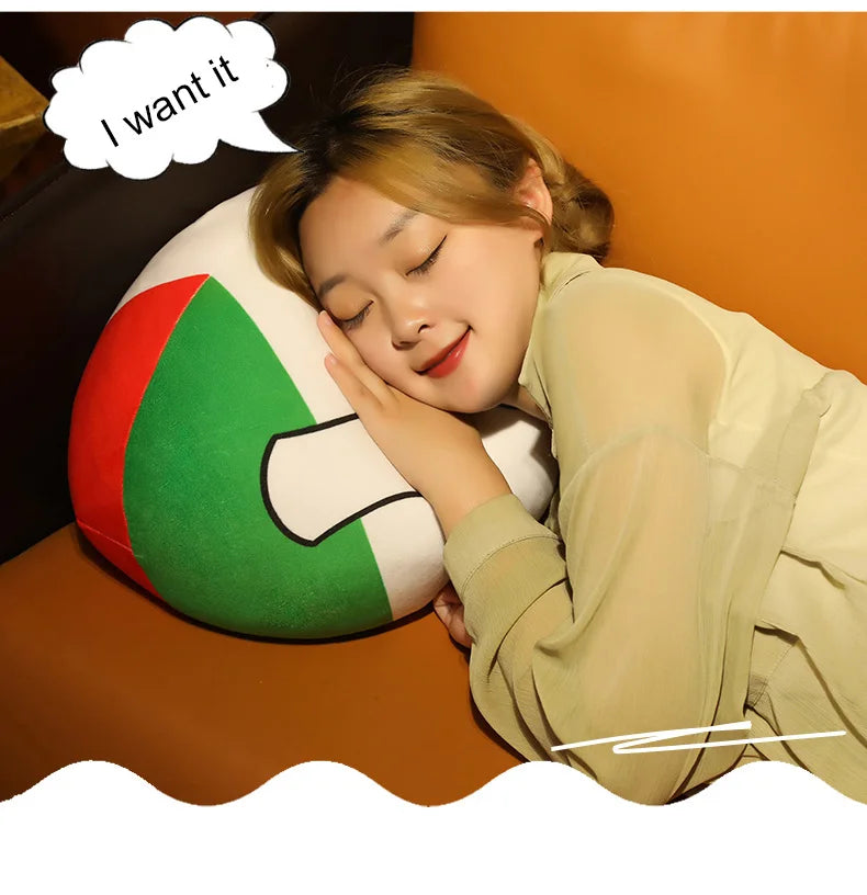 Wholesale Hot 10/30/40cm Polandball Country Ball Toy Plush Pendant Doll Countryball Ussr Usa France Russia Uk Japan Germanyitaly
