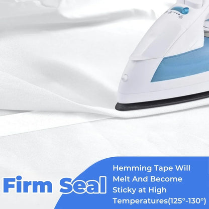 Self Adhesive Pants Hem Tape Iron DIY Jean Clothes Length Shorten for Hats Clothes Hot Melt Double-Sided Tape Sewing Tool