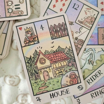 Akashic Eye Lenormand 9.6*6.5cm Rana System 42 Pcs Cards