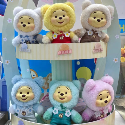 2026 New Winnie The Pooh Candy Series Blind Box,Cute Vinyl Face Pendant Pupu Bear Doll Fashion Trend Toy Christmas Gifts