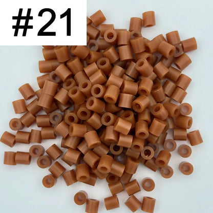 5mm 1000PCS  Black white gray blue green purple Hama Beads for Kids Iron Fuse Beads diy Puzzles Pixel Art Gift Children Toy