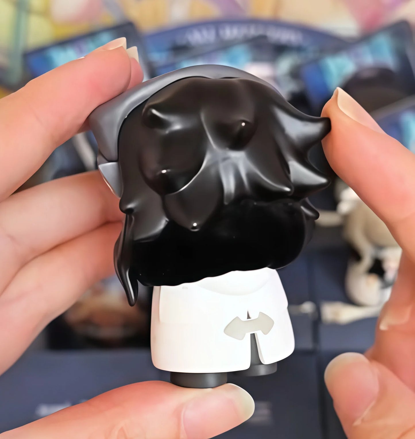 Mihoyo Genshin Impact Fatui Harbinger Q Version Series Blind Box Desktop Mini Doll Model Toys Trend Decoration Surprise Gifts