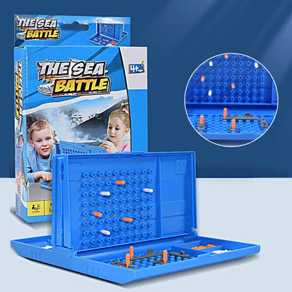 Two Person Table Game, Naval Battleship Fighting Game, Educational Traditional Toy, Children's Battleship Board Toy Game