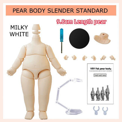 NEW YMY Doll Cat Hand Animal Body Fat Body with Tail Ob11 Body Joint for Gsc Head,1/12bjd,Obitsu 11 Boy Girl Toy Accessories