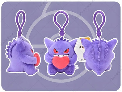 Original Pokemon Mimikyu Gengar Snorlax Umbreon Plush Toy Keychain Kawaii Espeon Jigglypuff Sprigatito Quaxly Peluche Dolls Gift