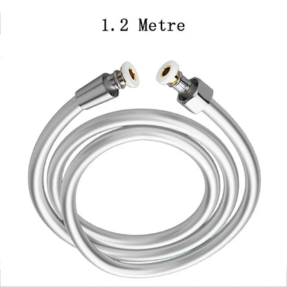 Flexible Anti Winding 1.2/1.5/2m High Pressure GI/2 Universal Interface PVC Handheld Shower Head Hose Faucet Extension Pipe