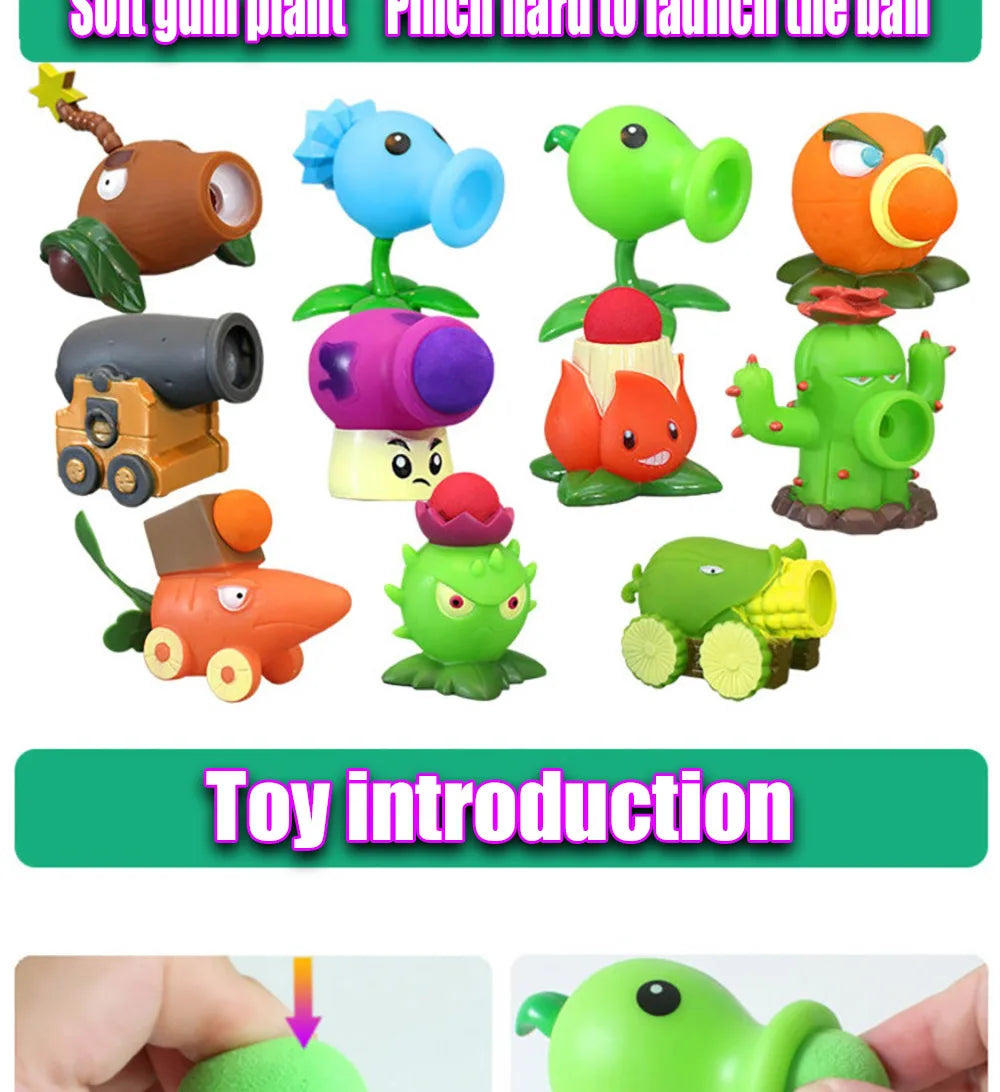 Plants vs. Zombies Giant zombies Egyptian Dr Zombie Dr. Zombie King Action Figure Model PVC Deformation Doll Toys for Kids Gifts