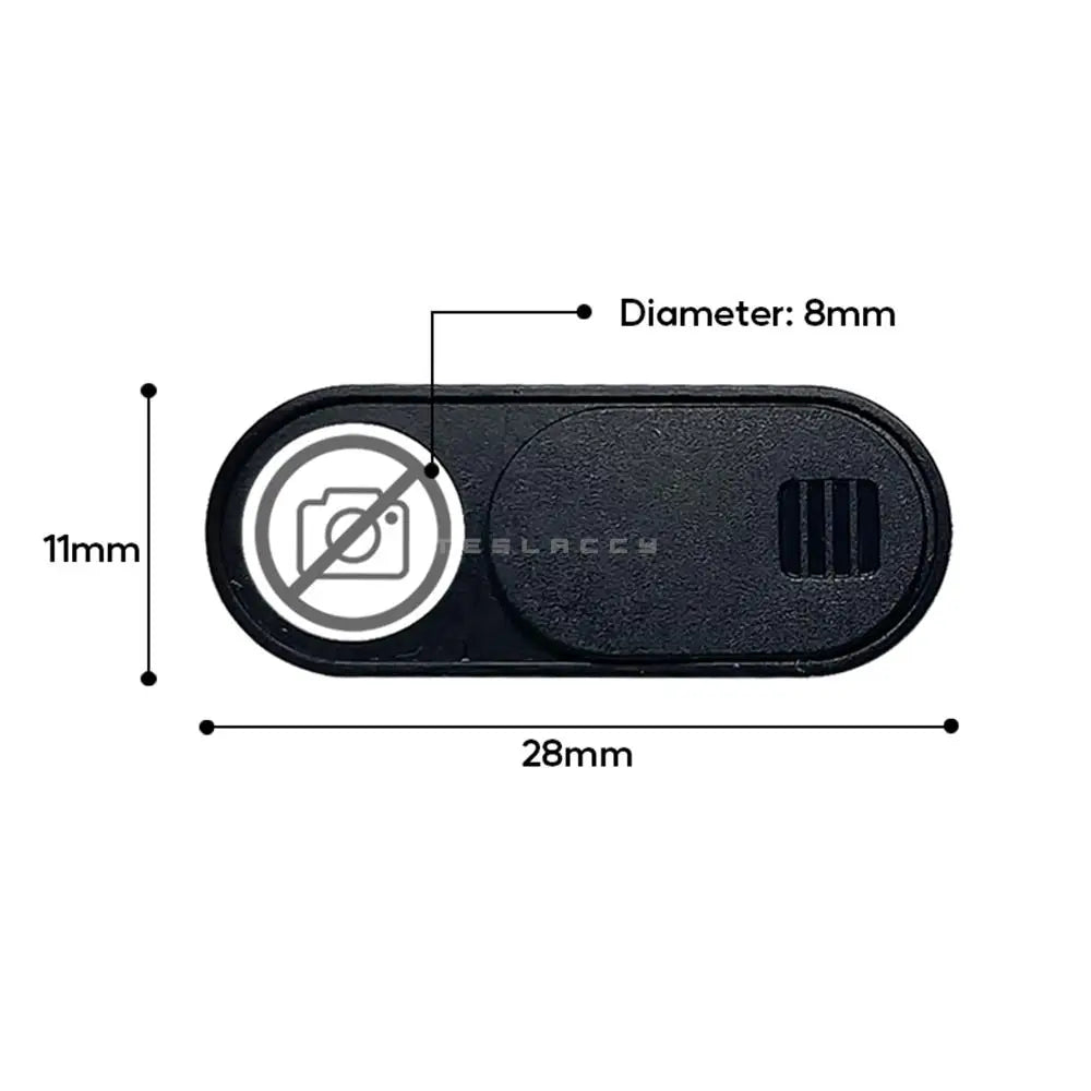 TESY Car Camera Cover For Tesla Model Y 3 Cybertruck All Webcam Slide Blocker Privacy Protector Compatible with PC Laptop