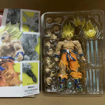 Shf Dragon Ball Z Son Goku Legendary Action Figure PVC Movable Collection Anime Super Saiyan Kakarotto Figurine Model Toys 17cm