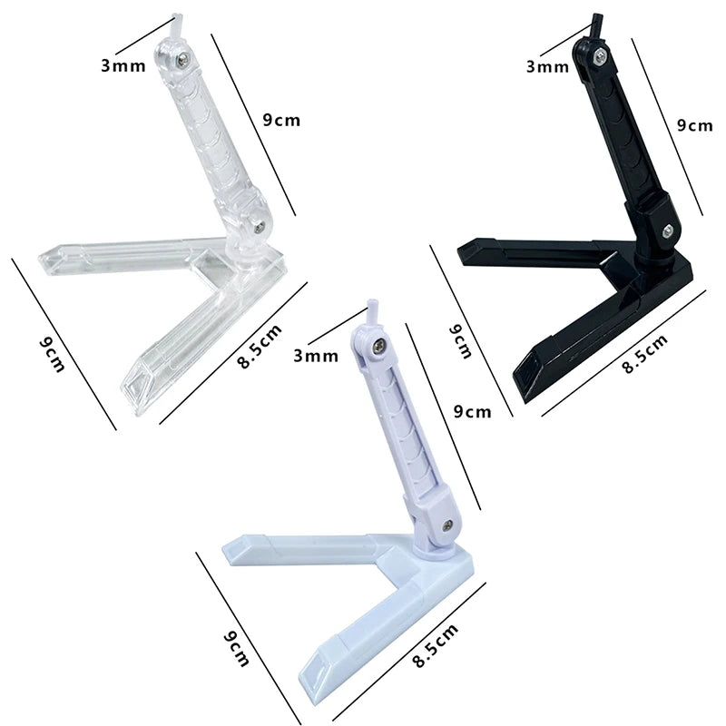 Innovative And Practical Handmade Doll DIY Holder Action Figure Model Base Display Stand Black Bracket For 1/144 HG RG
