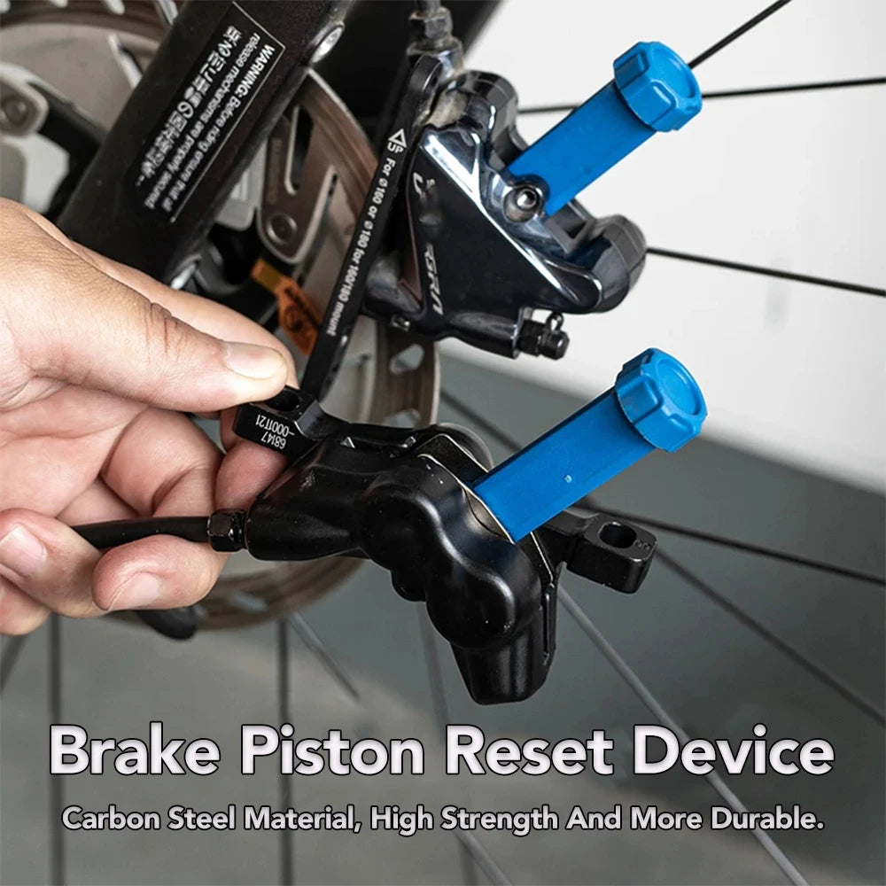 Durable Steel Bicycle Brake Pad Spreader Tool 360° Rotatable Bike Oil Disc Piston Reset Hydraulic Brake Caliper Piston Extension