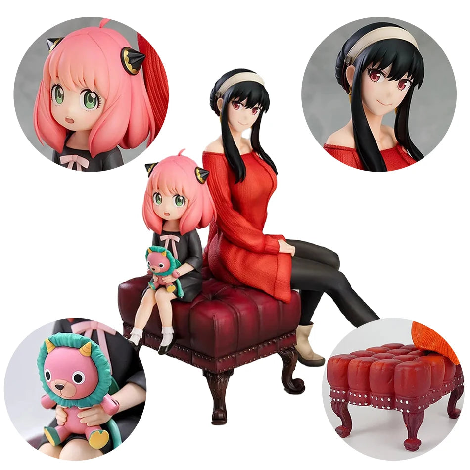 15CM Anime Figure SPY×FAMILY Anya Alstreim Yor Forger Action Figure PVC Table Decoration Figure Model Toy Gift For Children