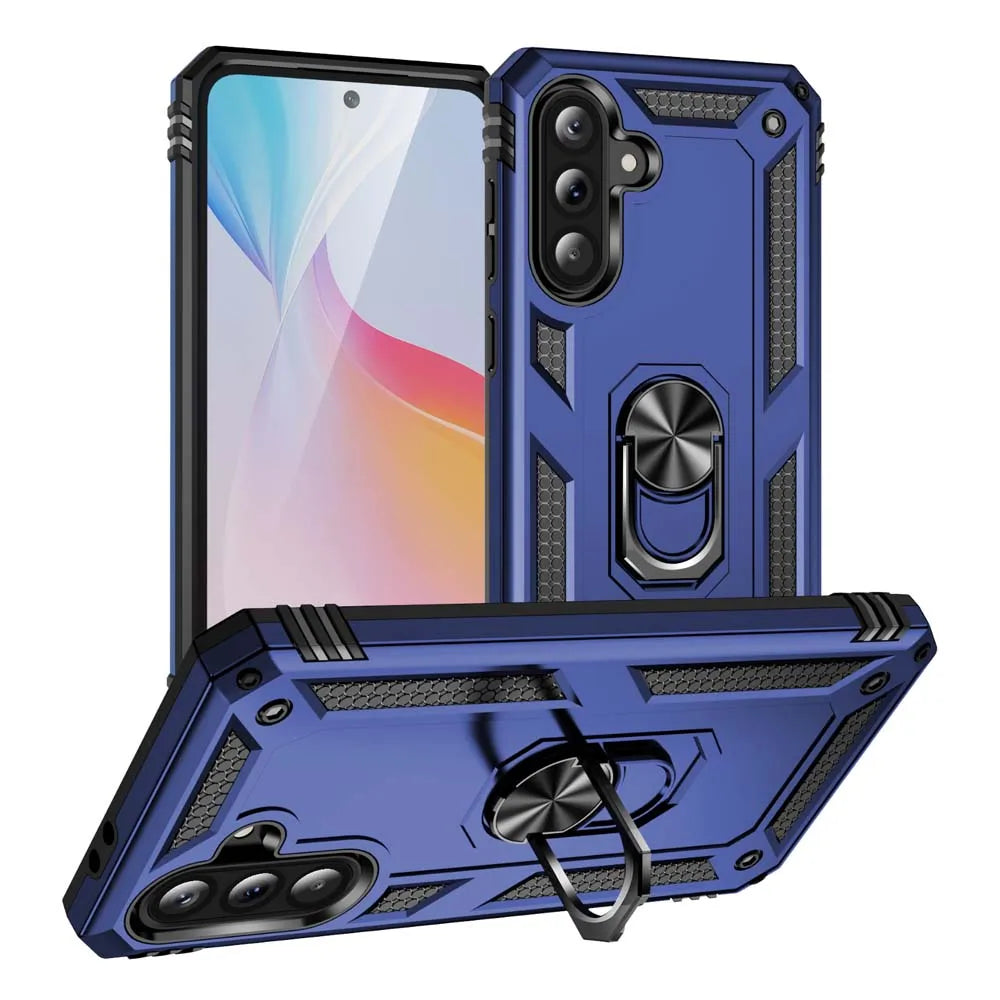 Shockproof Armor For Samsung Galaxy A56 A36 A26 5G Case Phone Case Ring Stand Bumper Silicone Phone Back Cover