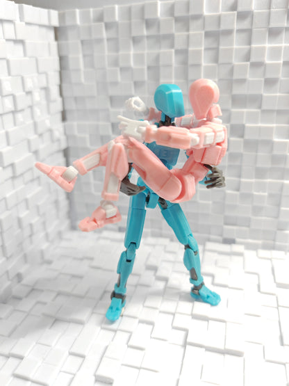 Titan 13 Action Figures T13 Figure 3D Printed Multi-Jointed Movable Lucky 13 Action Figure Nova 13 Action Figure Dummy