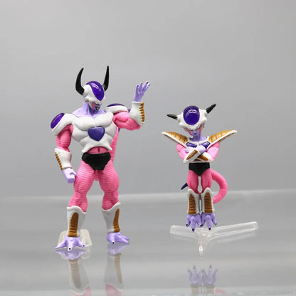 Hot 8pcs Dragon Ball Z Frieza Freezer  Anime Figures Figurine Pvc Statue Model Doll Collection Decoration toys