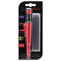 red set black lead