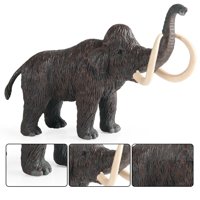 Oenux Prehistoric Wild Animals Simulation Armadillo Doedicurus Sabretooth Model Action Figures PVC Collection Toy For Kid Gift