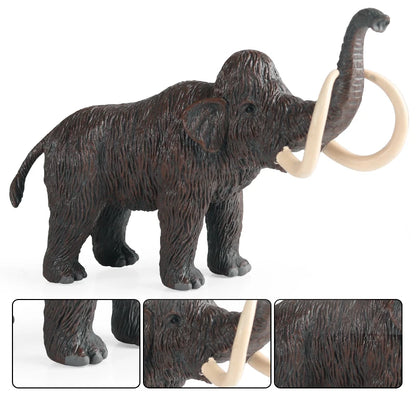 Oenux Prehistoric Wild Animals Simulation Armadillo Doedicurus Sabretooth Model Action Figures PVC Collection Toy For Kid Gift