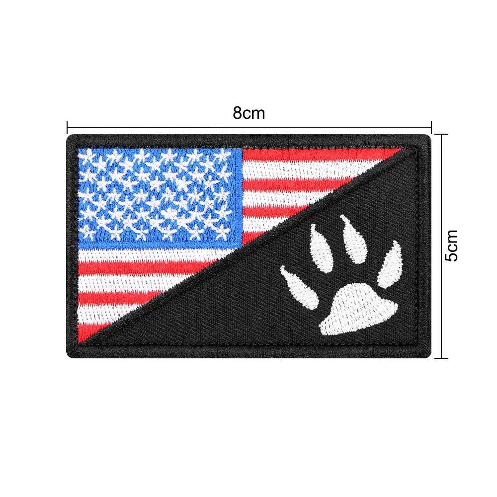 1 Piece Dog Patch for Service Dog Vest Cat Vest Removable Tactical Harness Service Dog Puppy Training Embroidered Patch