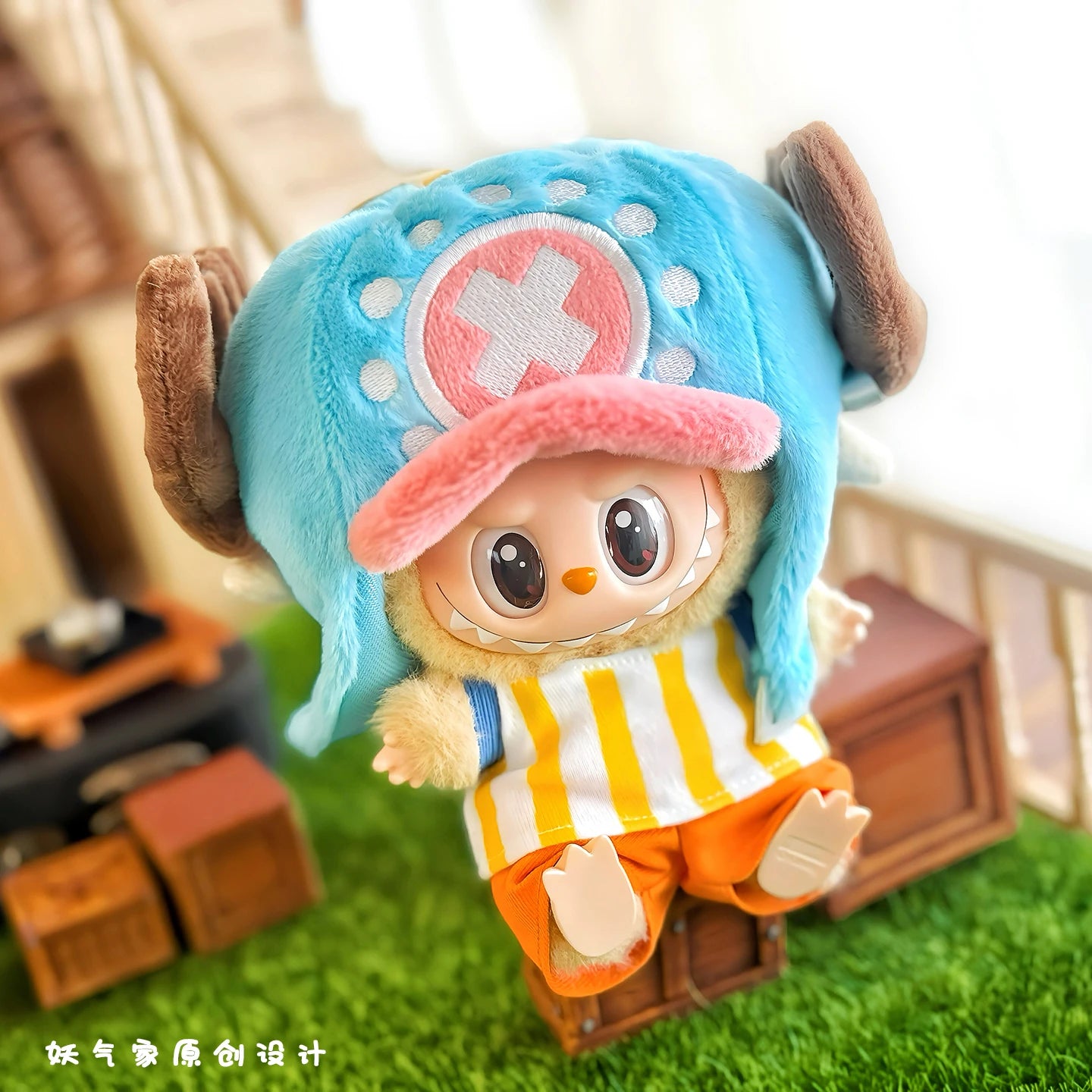 Doll labubu Clothes Accessories Luffy Choba Roronoa Zoro Doll Set Mini Plush Doll Clothing Fashion Doll Accessories Decoration