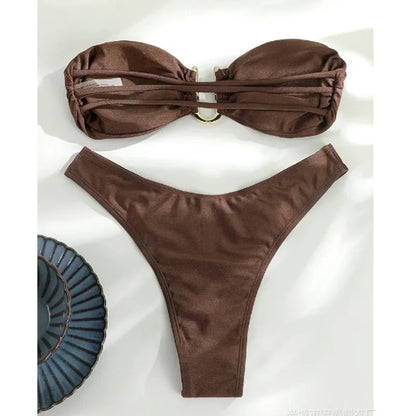 Sexy Bikinis 2026 Women's Swimwear Female Swimsuit For Swimming Wear Bathing Suits Brazilian Bikini Set Beachwear Pool Bather