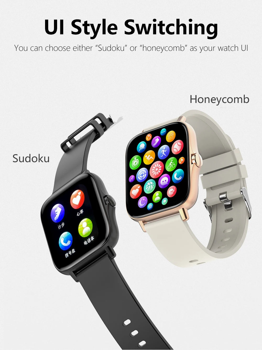 Sports Smart Watch Fitness Clock Health Monitor Waterproof Smartwatch BT Call Wrist Watches for Men Women IOS Android Phone 2026