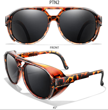 Vintage Unisex Sunglasses Road Bike Goggles Windproof Sport Glasses UV400 for Men Women Cycling Baseball Softball Punk Eyewear