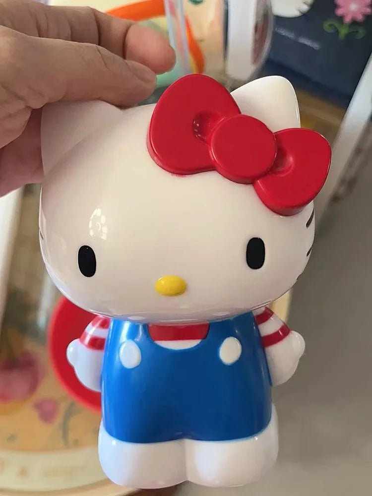 Hello Kitty Pen Holder Makeup Brush Organizer Dual Use Desktop Storage Decor Cute Gift For Girls Women Fans Kawaii