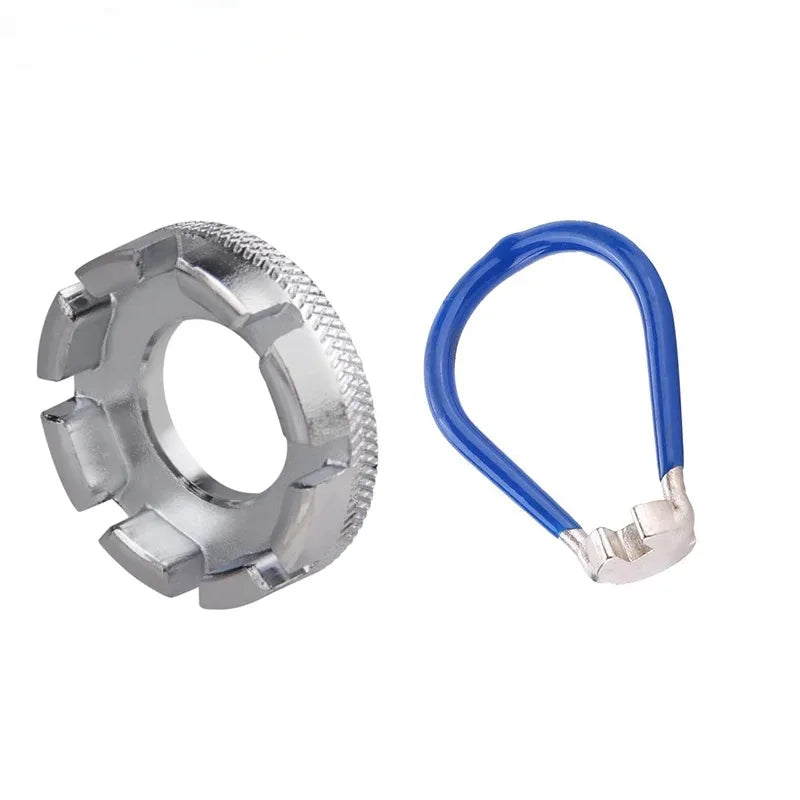 Multifunction Bicycle Spoke Wrench Wheel Rim Adjustment and Correction Tool for MTB Road Bike Cycling Maintenance Repair Tool