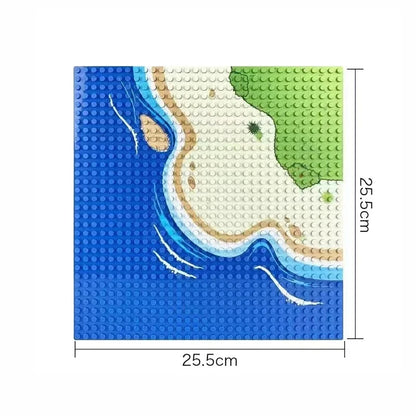 32X32 Dots Styles Classic Building Block Base Plate City View Traffic Road Figures Construction Toys Bricks Plastic Baseplates