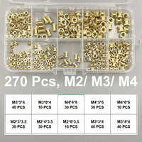 270 Pcs M2 M3 M4