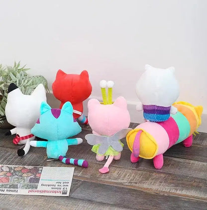 9 style Gabby Dollhouse Plush Toy Mercat Cartoon Stuffed Animals Mermaid Car Cat Plushie Doll Kids