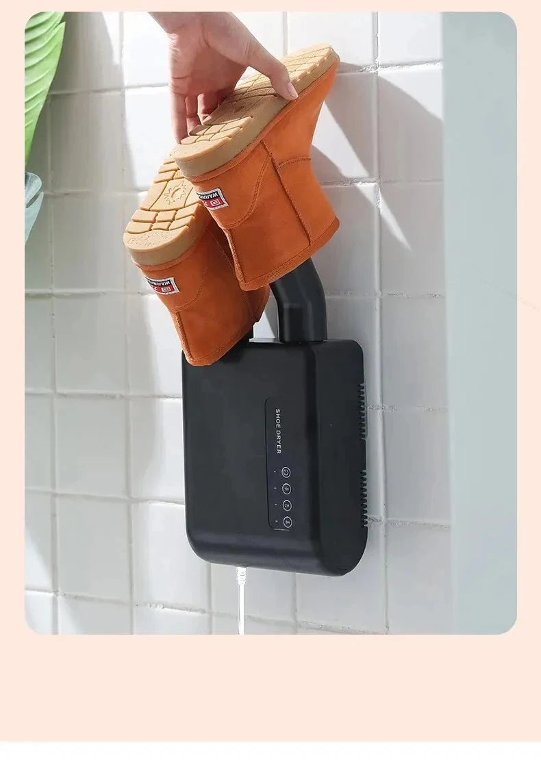 220V Electric Shoe Dryer, Portable Shoe & Boot Drying Machine with Sterilization Deodorization, Heated Foot Protector for Gloves